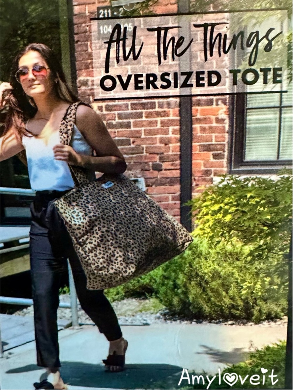 The Foundry Supply Co. Foundry XL Canvas Tote Bag Cheetah Print #88
